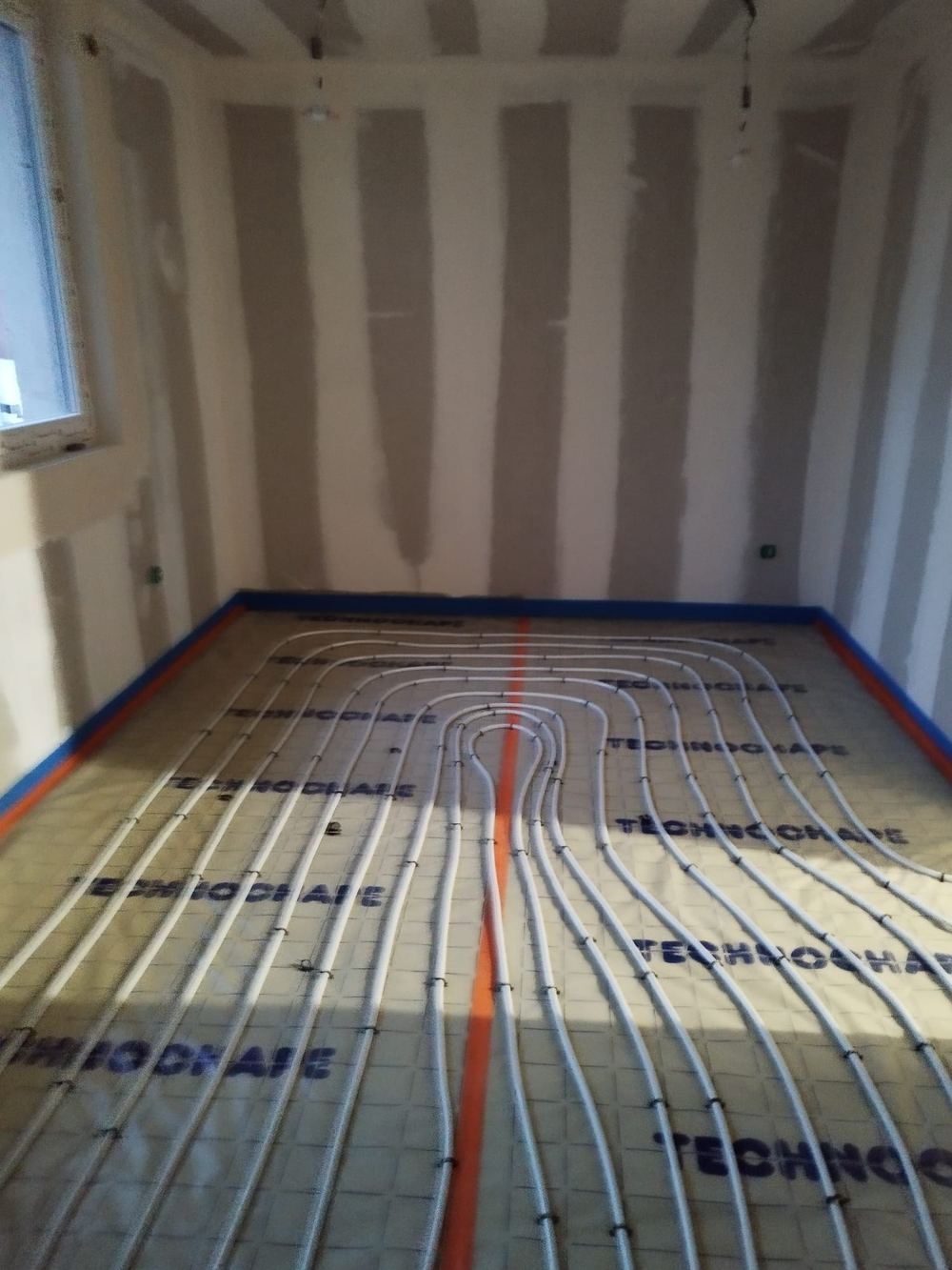 Installation d'un plancher chauffant - Depan'Rapid